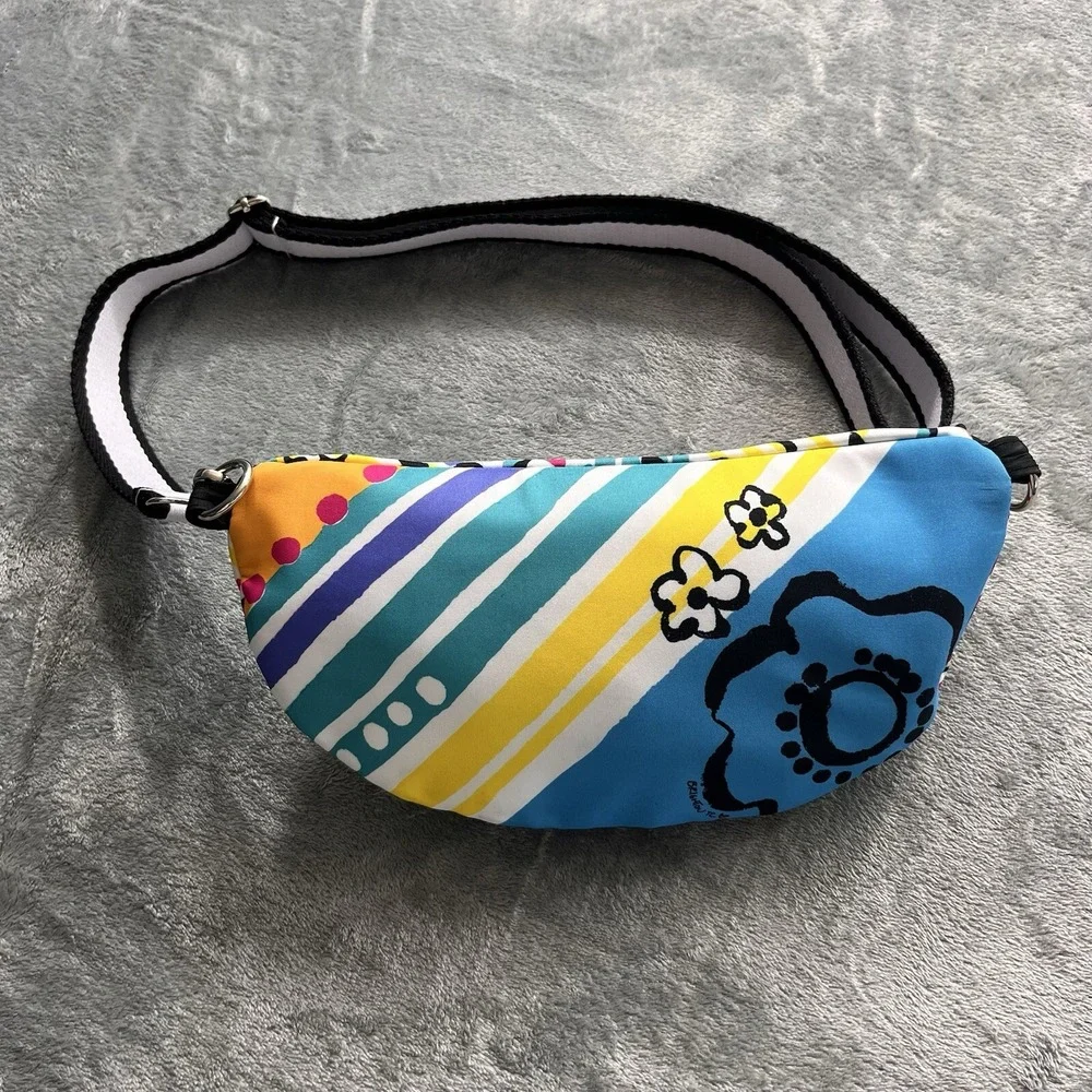 Brighton Graffiti Love Floral Crossbody Belt Bag Fanny Pack Catherine Hong Multi